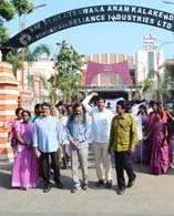 Demanding for implementation of forest rights recognition Act, a procession in Rajahmundry.